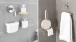 Magnetische Badezimmeraccessoires ohne Bohren