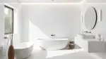 Minimalistische Badezimmerkonzepte