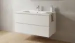 Platzwunder: Waschbeckenunterschrank hängend 60cm