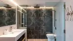Moderne Duschkabinen im Badezimmer