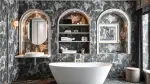 Elegante Nischen-Regale fürs Badezimmer