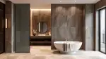 Luxuriöse Badewannentrennwände