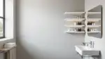 Elegante Badezimmerregale für optimalen Stauraum