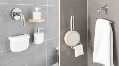 Magnetische Badezimmeraccessoires ohne Bohren
