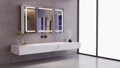Der mojiasion Spiegelschrank: Revolution im Badezimmer mit 360° Rundumsicht