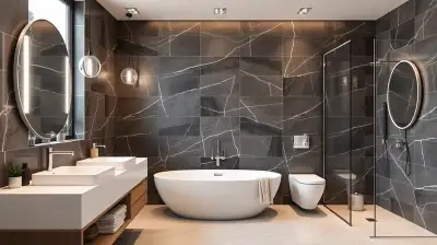 Zeitgemäße Materialien für moderne Badezimmer