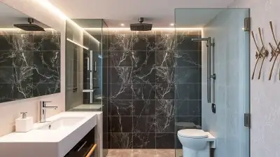 Moderne Duschkabinen im Badezimmer