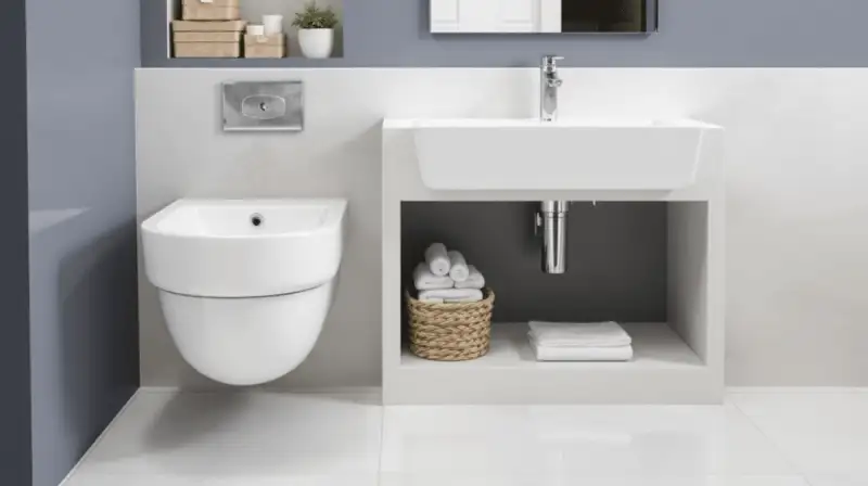 Innovative Badezimmer-Nischen