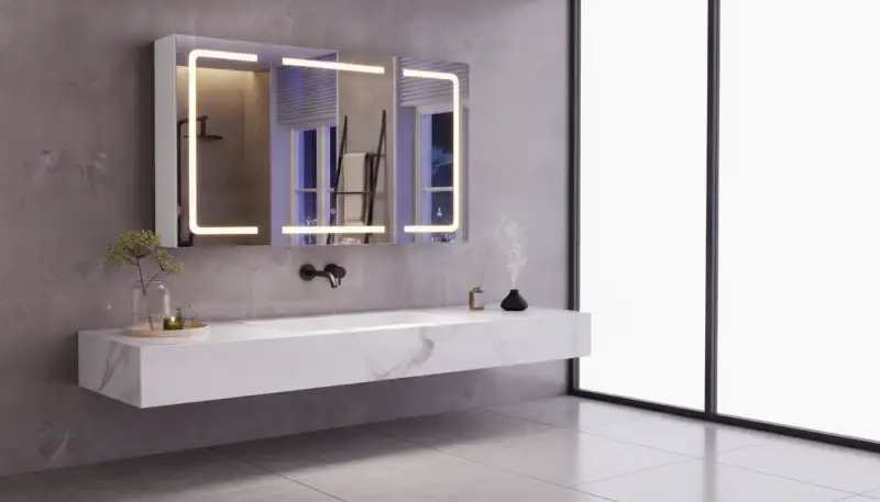 Der mojiasion Spiegelschrank: Revolution im Badezimmer mit 360° Rundumsicht