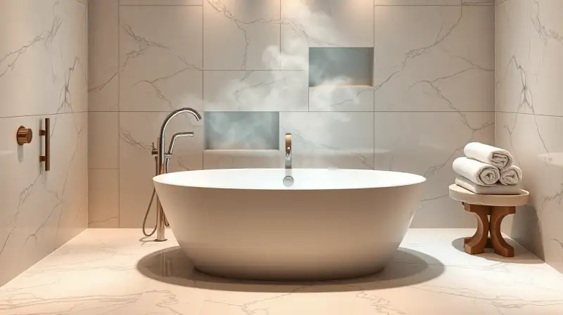 Badewanne mit Whirlpool