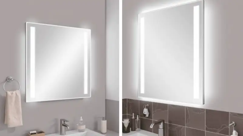 Badezimmerspiegel mit Beleuchtung