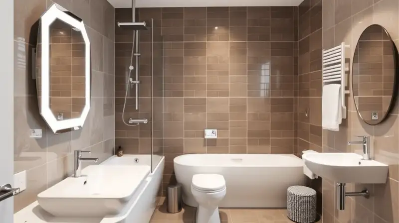 Kleine Badezimmer optimal gestalten