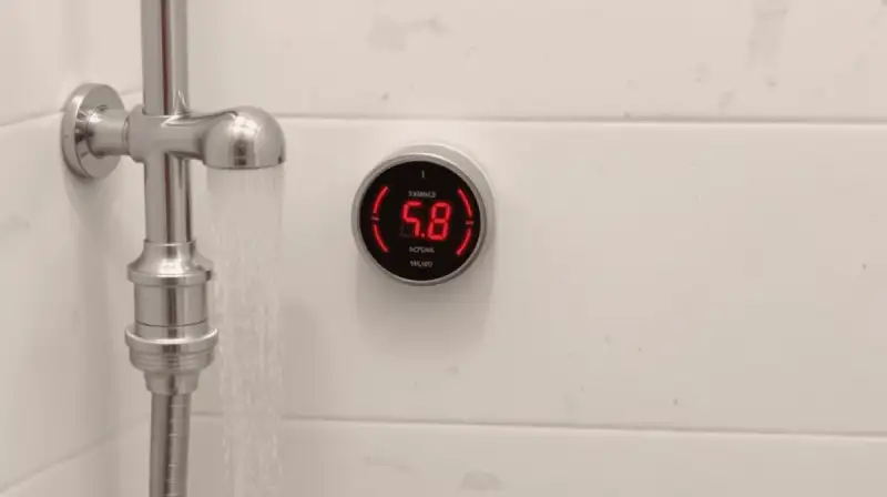 Automatische Wassertemperaturregelung im Bad
