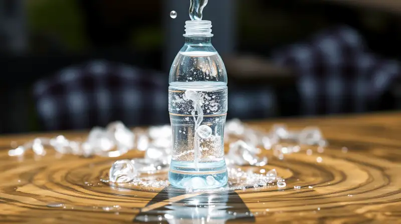 Mineralwasser aus dem Badezimmerhahn