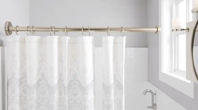 Elegante Duschvorhangstangen
