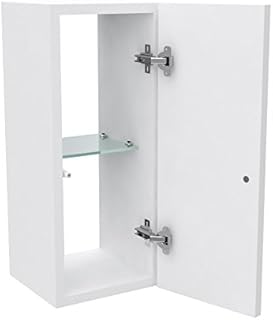 Säulen für Badezimmer, Wohnzimmer, Schlafzimmer, Maße 60 x 25 x 25 cm, Öffnung Push Pull, dop…