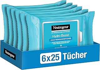 Neutrogena Hydro Boost Aqua Reinigungstücher pflegende Abschminktücher mit Hyaluronsäure auch …