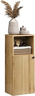 trendteam smart living – PureBliss – Kommode – Eiche – Badschrank in angesagter Rillenoptik – (Bx…