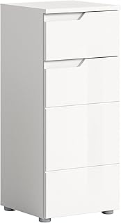 xonox.home Badezimmer Solero Kommode Schrank Standschrank schmaler Badezimmerschrank Badschrank s…