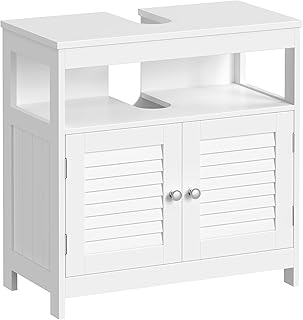 VASAGLE Waschbeckenunterschrank, Badezimmerschrank, Aufbewahrungsschrank, 30 x 60 x 60 cm, mit 2 …