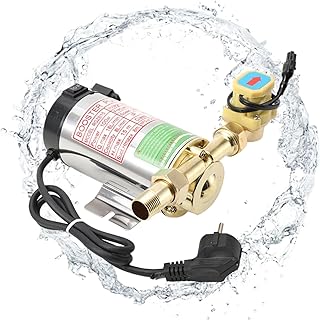 Druckerhöhungspumpe,3/4″ Heißwasserpumpe Booster Pumpe,100 W Automatische Druckerhöhungspumpe …