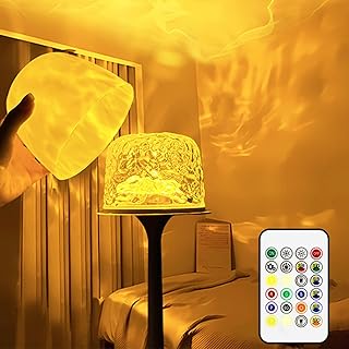 PAIRIER Ocean Lamp Wave Lamp LED Sternenhimmel Projektor Kinder Nachttischlampe mit 16 Beleuchtun…