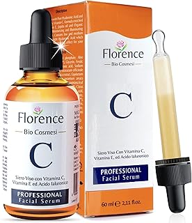60ml Bio Hyaluron Serum mit Vitamin C, E. Hochkonzentriert Anti-Falten, Anti-Aging & Dunkle-Fleck…