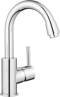 GRIFEMA Wasserhahn Bad Edelstahl – 360° drehbarer Einhebelmischer Waschtischarmatur Armaturen …