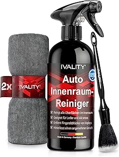 Ivality® Premium Auto Innenraum Reiniger Set 500ml – Cockpitpflege für die Innen Reinigung von …
