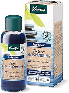 Kneipp Bade-Essenz Tiefenentspannung – Badeöl mit natürlichem ätherischen Patchouliöl & wertv…