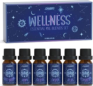 SALUBRITO Ätherisches Öle Set, Natürliche Aromatherapie Duftöle Set für Diffuser, Glücklich…