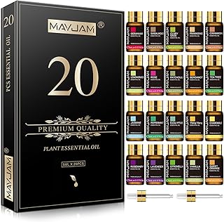 MAYJAM Ätherische Öle Set 20Pcs, Ätherisches Öl Geschenk Set für Diffusor, Luftbefeuchter – …