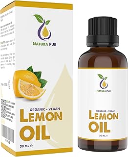 Zitronenöl BIO 30ml – 100% naturreines Zitronen Öl, vegan – Lemon Oil (Citrus Limon Peel Oil) -…