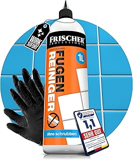 FRISCHER PROFESSIONAL 1000ml Fliesenreiniger & Fugenreiniger Konzentrat EXTRA STARK – Reiniger zu…