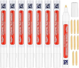 Fugenstift Weiß, 8 Stück Fugenweiß Stift für Fliesen im Badezimmer, Fugen Reparatur Stift mit…
