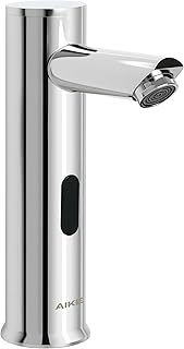 AIKE AK7501 Sensor Wasserhahn Bad, Berührungslose Badezimmer-Waschtischarmatur Batteriebetrieben…