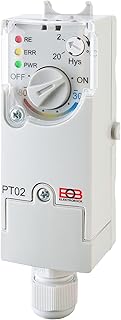 ELEKTROBOCK PT02 Anlegethermostat | Elektronischer Temperaturregler 230V mit integriertem Fühler…