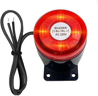 Switian Sicherheitsalarmanlage mit 120dB Blinklicht & Sirene – Elektronischer Lichtalarm für Zuh…