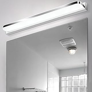 Talwei Spiegelleuchte Badleuchte, Badlampe Wand Edelstahl, Spiegellampe Bad 42cm 9W Für Die, Led…