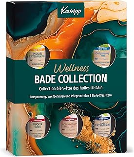 Kneipp Geschenkset Wellness Bade Collection – Geschenkpackung mit 5 beliebten Badeölen von Kneip…