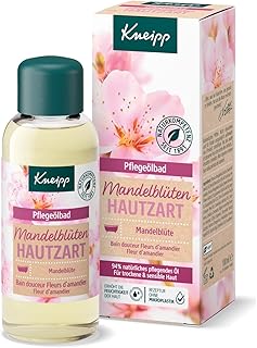 Kneipp Pflegeölbad Mandelblüten Hautzart – Ölbad mit 94% reinem Mandelöl – optimale Kombinati…
