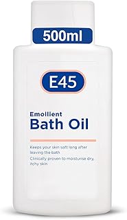 E45 Bath Oil 500 ml – Badeöl Weichmacher, um trockene Haut mit Feuchtigkeit zu versorgen – S…