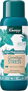 Kneipp Aroma-Pflegeschaumbad Goodbye Stress – Badezusatz mit ätherischen Ölen aus Rosmarin & Wa…
