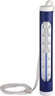 TFA Dostmann Analoges Schwimmbad- und Teichthermometer, 40.2004, mit Befestigungsleine, misst Unt…