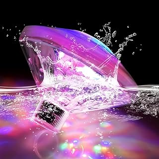 Esoes Badewannen Licht Led Wasserdicht RGB Schwimmend Whirlpool Lichter Kinder-Badespielzeug Zum …