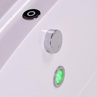 AQUADE 1xMaxi-LED Farblicht LED Unterwasser LED Badewanne Edelstahl Flach