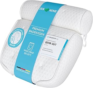 Badewannenkissen • Ergonomisches & Muskelentspannendes Premium Badekissen • Neuer 5D Spezial-…