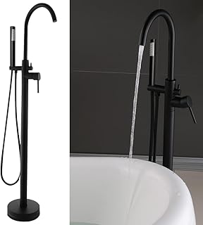 Freistehende Badewannearmatur Duschset Badewanne Handbrause Wannenarmatur Badewannenarmaturen Sta…