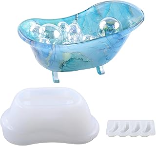 Badewannenharzform | Silikonform Badewanne Gießform | Silikonform in Badewannenform für Harzgus…
