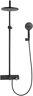 Freiliegendes Duscharmatur-Set, 25,4 cm, Regenduschkopf, Badewannenfüllsystem, Messing-Umstellve…